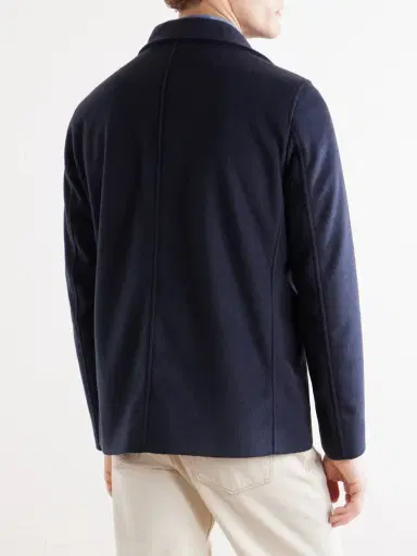 HERNO Double-Breasted Woven Coat - Men | Thumbnail 4 HERNO Double-Breasted Woven Coat - Men | Thumbnail 4