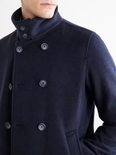 HERNO Double-Breasted Woven Coat - Men | Thumbnail 5 HERNO Double-Breasted Woven Coat - Men | Thumbnail 5
