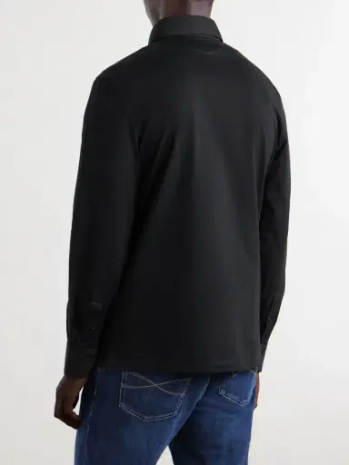 Brunello Cucinelli Cotton Polo Shirt - Men | Thumbnail 4 Brunello Cucinelli Cotton Polo Shirt - Men | Thumbnail 4
