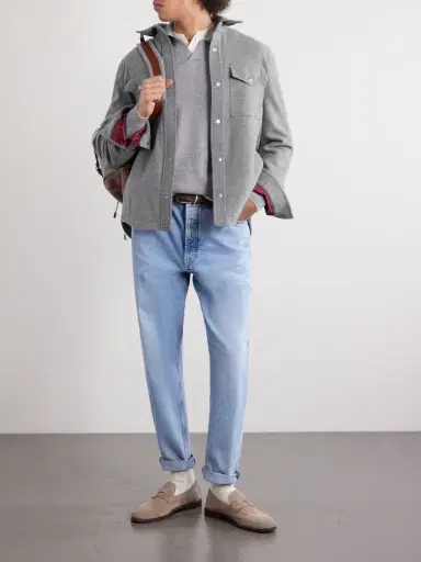 Brunello Cucinelli Cashmere Overshirt - Men | Thumbnail 2 Brunello Cucinelli Cashmere Overshirt - Men | Thumbnail 2