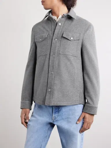Brunello Cucinelli Cashmere Overshirt - Men | Thumbnail 3 Brunello Cucinelli Cashmere Overshirt - Men | Thumbnail 3