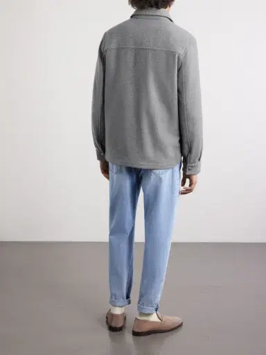 Brunello Cucinelli Cashmere Overshirt - Men | Thumbnail 4 Brunello Cucinelli Cashmere Overshirt - Men | Thumbnail 4