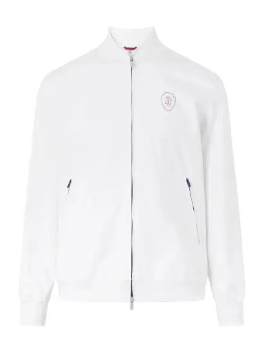 Brunello Cucinelli Logo-Appliquéd Shell Jacket - Men | Thumbnail 1 Brunello Cucinelli Logo-Appliquéd Shell Jacket - Men | Thumbnail 1