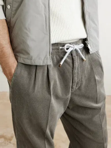 Brunello Cucinelli Straight-Leg Cotton-Corduroy Drawstring Trousers - Men | Thumbnail 5 Brunello Cucinelli Straight-Leg Cotton-Corduroy Drawstring Trousers - Men | Thumbnail 5