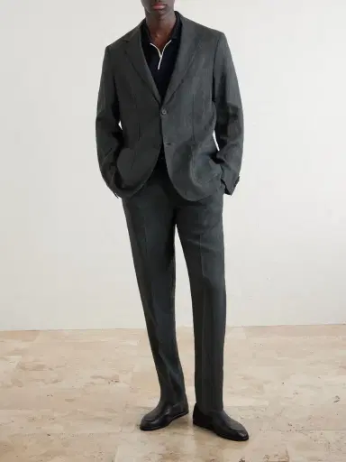 Sunspel Linen Suit Jacket - Men | Thumbnail 2 Sunspel Linen Suit Jacket - Men | Thumbnail 2