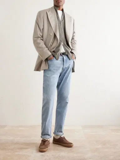 Brunello Cucinelli Cashmere Zip-Up Sweater - Men | Thumbnail 2 Brunello Cucinelli Cashmere Zip-Up Sweater - Men | Thumbnail 2