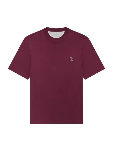 Brunello Cucinelli Logo-Print Cotton-Jersey T-Shirt - Men | Thumbnail 1 Brunello Cucinelli Logo-Print Cotton-Jersey T-Shirt - Men | Thumbnail 1