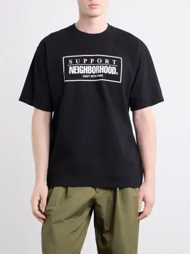 Neighborhood Logo-Print Cotton-Jersey T-Shirt - Men | Thumbnail 3 Neighborhood Logo-Print Cotton-Jersey T-Shirt - Men | Thumbnail 3