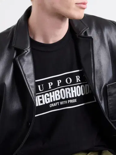 Neighborhood Logo-Print Cotton-Jersey T-Shirt - Men | Thumbnail 5 Neighborhood Logo-Print Cotton-Jersey T-Shirt - Men | Thumbnail 5