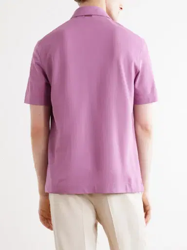 Zegna Cotton-Jersey Polo Shirt - Men | Thumbnail 4 Zegna Cotton-Jersey Polo Shirt - Men | Thumbnail 4