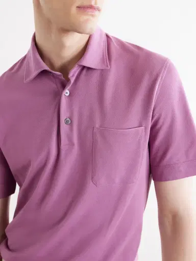 Zegna Cotton-Jersey Polo Shirt - Men | Thumbnail 5 Zegna Cotton-Jersey Polo Shirt - Men | Thumbnail 5