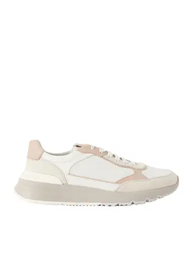 Brunello Cucinelli Leather and Suede Sneakers - Men | Thumbnail 1 Brunello Cucinelli Leather and Suede Sneakers - Men | Thumbnail 1