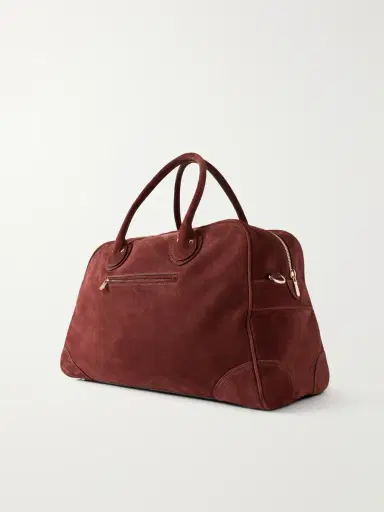 Brunello Cucinelli Suede Weekend Bag - Men | Thumbnail 4 Brunello Cucinelli Suede Weekend Bag - Men | Thumbnail 4