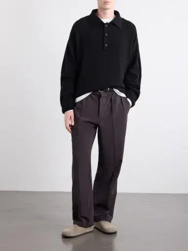 The Elder Statesman Dume Rugby Cashmere Polo Sweater - Men | Thumbnail 2 The Elder Statesman Dume Rugby Cashmere Polo Sweater - Men | Thumbnail 2