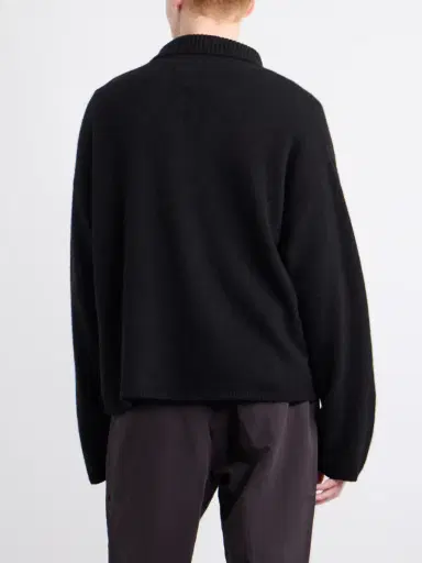 The Elder Statesman Dume Rugby Cashmere Polo Sweater - Men | Thumbnail 4 The Elder Statesman Dume Rugby Cashmere Polo Sweater - Men | Thumbnail 4