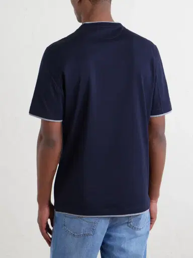 Brunello Cucinelli Layered Cotton-Jersey T-Shirt - Men | Thumbnail 4 Brunello Cucinelli Layered Cotton-Jersey T-Shirt - Men | Thumbnail 4