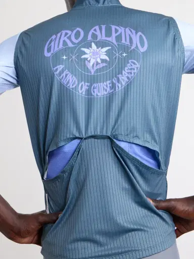 A Kind Of Guise Basso Giro Alpino Logo-Print Shell Cycling Gilet - Men | Thumbnail 5 A Kind Of Guise Basso Giro Alpino Logo-Print Shell Cycling Gilet - Men | Thumbnail 5