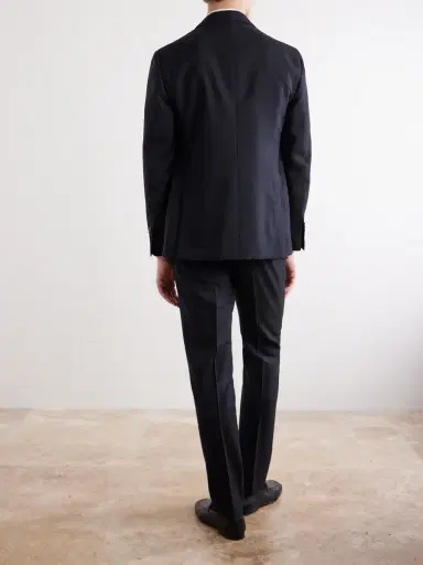 Lardini Double-Breasted Pintriped Wool Suit Jacket - Men | Thumbnail 4 Lardini Double-Breasted Pintriped Wool Suit Jacket - Men | Thumbnail 4