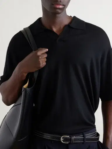 Frame Knitted Cotton Polo Shirt - Men | Thumbnail 5 Frame Knitted Cotton Polo Shirt - Men | Thumbnail 5