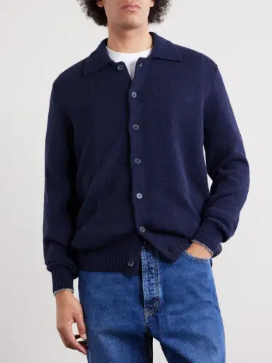 Brunello Cucinelli Alpaca-Blend Cardigan - Men | Thumbnail 3 Brunello Cucinelli Alpaca-Blend Cardigan - Men | Thumbnail 3