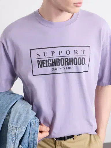 Neighborhood Logo-Print Cotton-Jersey T-Shirt - Men | Thumbnail 5 Neighborhood Logo-Print Cotton-Jersey T-Shirt - Men | Thumbnail 5