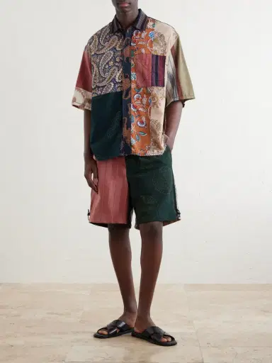 Kardo Kami Wide-Leg Belted Cotton Shorts - Men | Thumbnail 2 Kardo Kami Wide-Leg Belted Cotton Shorts - Men | Thumbnail 2