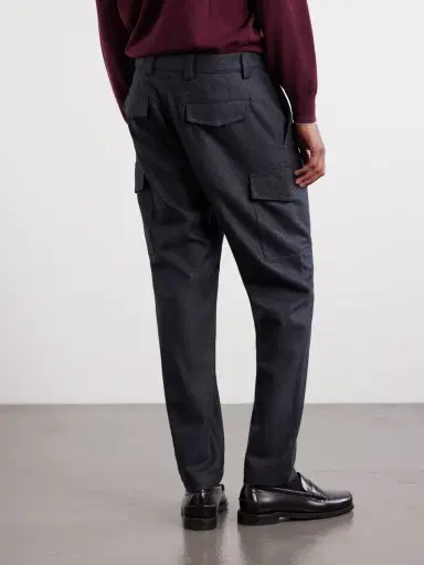 Brunello Cucinelli Tapered Virgin Wool Cargo Trousers - Men | Thumbnail 4 Brunello Cucinelli Tapered Virgin Wool Cargo Trousers - Men | Thumbnail 4