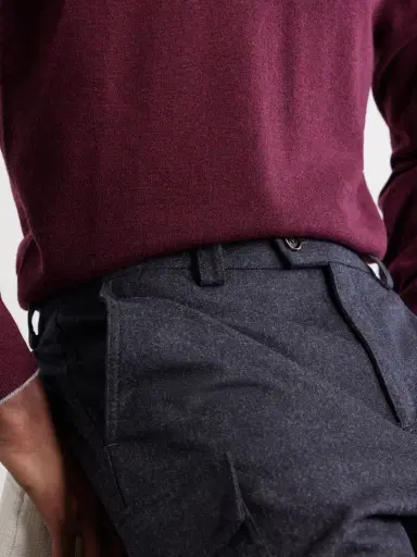 Brunello Cucinelli Tapered Virgin Wool Cargo Trousers - Men | Thumbnail 5 Brunello Cucinelli Tapered Virgin Wool Cargo Trousers - Men | Thumbnail 5