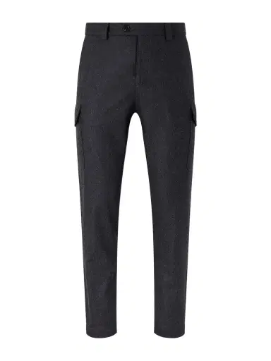 Brunello Cucinelli Tapered Virgin Wool Cargo Trousers - Men | Thumbnail 1 Brunello Cucinelli Tapered Virgin Wool Cargo Trousers - Men | Thumbnail 1