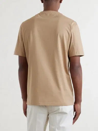 Brunello Cucinelli Logo-Print Cotton-Jersey T-Shirt - Men | Thumbnail 4 Brunello Cucinelli Logo-Print Cotton-Jersey T-Shirt - Men | Thumbnail 4