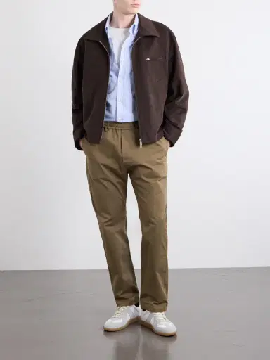 Barena Straight-Leg Cotton-Blend Gabardine Trousers - Men | Thumbnail 2 Barena Straight-Leg Cotton-Blend Gabardine Trousers - Men | Thumbnail 2