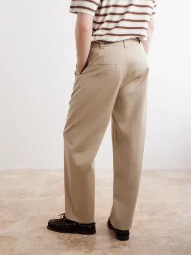 A.P.C. Ricky Straight-Leg Pleated Organic Cotton Trousers - Men | Thumbnail 4 A.P.C. Ricky Straight-Leg Pleated Organic Cotton Trousers - Men | Thumbnail 4