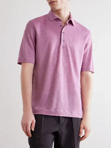 Zegna Oasi Linen Polo Shirt - Men | Thumbnail 3 Zegna Oasi Linen Polo Shirt - Men | Thumbnail 3