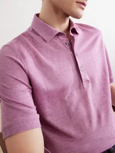Zegna Oasi Linen Polo Shirt - Men | Thumbnail 5 Zegna Oasi Linen Polo Shirt - Men | Thumbnail 5