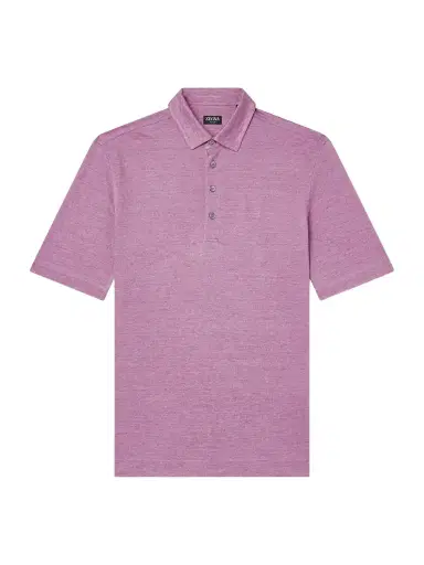 Zegna Oasi Linen Polo Shirt - Men | Thumbnail 1 Zegna Oasi Linen Polo Shirt - Men | Thumbnail 1