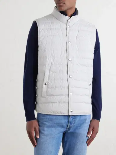 Brunello Cucinelli Quilted Shell Down Gilet - Men | Thumbnail 3 Brunello Cucinelli Quilted Shell Down Gilet - Men | Thumbnail 3