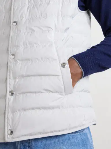 Brunello Cucinelli Quilted Shell Down Gilet - Men | Thumbnail 5 Brunello Cucinelli Quilted Shell Down Gilet - Men | Thumbnail 5