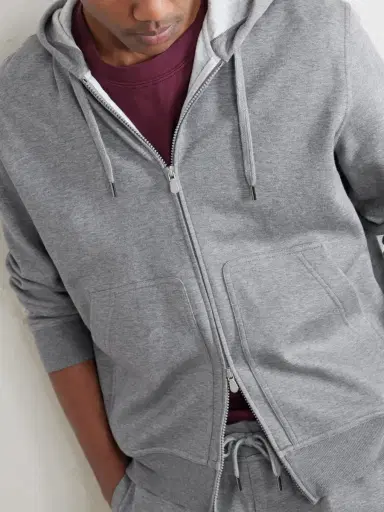 Brunello Cucinelli Cotton-Blend Jersey Zip-Up Hoodie - Men | Thumbnail 5 Brunello Cucinelli Cotton-Blend Jersey Zip-Up Hoodie - Men | Thumbnail 5