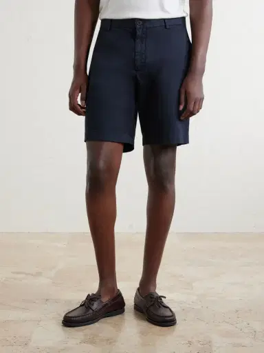 Sunspel Straight-Leg Garment-Dyed Cotton-Blend Twill Chino Shorts - Men | Thumbnail 3 Sunspel Straight-Leg Garment-Dyed Cotton-Blend Twill Chino Shorts - Men | Thumbnail 3