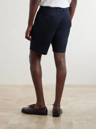 Sunspel Straight-Leg Garment-Dyed Cotton-Blend Twill Chino Shorts - Men | Thumbnail 4 Sunspel Straight-Leg Garment-Dyed Cotton-Blend Twill Chino Shorts - Men | Thumbnail 4