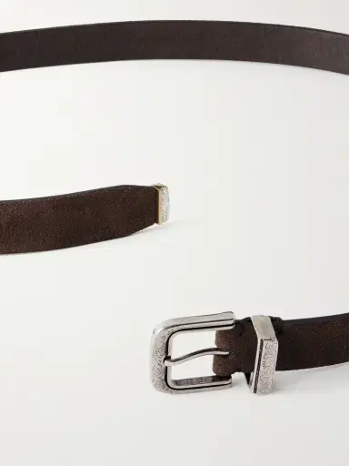 Brunello Cucinelli 3cm Suede Belt - Men | Thumbnail 3 Brunello Cucinelli 3cm Suede Belt - Men | Thumbnail 3