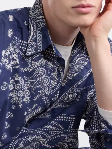 KAPITAL Printed-Cotton Shirt - Men | Thumbnail 5 KAPITAL Printed-Cotton Shirt - Men | Thumbnail 5