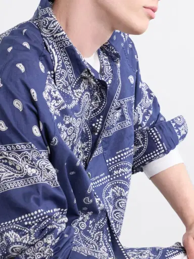 KAPITAL Printed-Cotton Shirt - Men | Thumbnail 6 KAPITAL Printed-Cotton Shirt - Men | Thumbnail 6