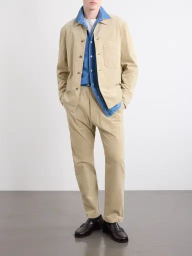 Barena Straight-Leg Cotton-Blend Corduroy Trousers - Men | Thumbnail 2 Barena Straight-Leg Cotton-Blend Corduroy Trousers - Men | Thumbnail 2