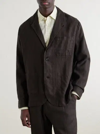 Oliver Spencer Camberwell Linen Suit Jacket - Men | Thumbnail 3 Oliver Spencer Camberwell Linen Suit Jacket - Men | Thumbnail 3