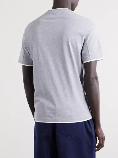 Brunello Cucinelli Layered Cotton-Jersey T-Shirt - Men | Thumbnail 4 Brunello Cucinelli Layered Cotton-Jersey T-Shirt - Men | Thumbnail 4