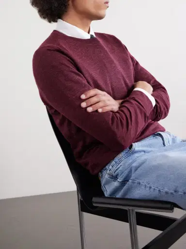 Brunello Cucinelli Cashmere, Silk and Linen-Blend Sweater - Men | Thumbnail 5 Brunello Cucinelli Cashmere, Silk and Linen-Blend Sweater - Men | Thumbnail 5