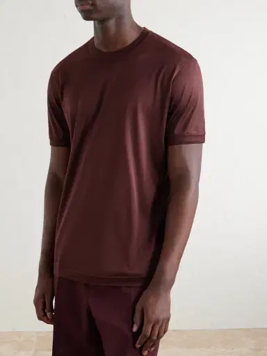 Dolce & Gabbana Silk-Jersey T-Shirt - Men | Thumbnail 3 Dolce & Gabbana Silk-Jersey T-Shirt - Men | Thumbnail 3