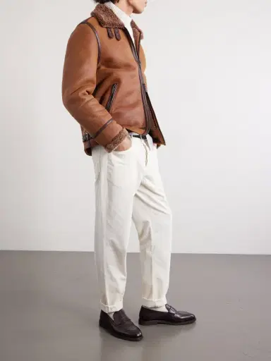 Brunello Cucinelli Shearling Jacket - Men | Thumbnail 2 Brunello Cucinelli Shearling Jacket - Men | Thumbnail 2