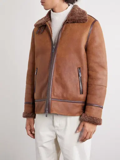 Brunello Cucinelli Shearling Jacket - Men | Thumbnail 3 Brunello Cucinelli Shearling Jacket - Men | Thumbnail 3